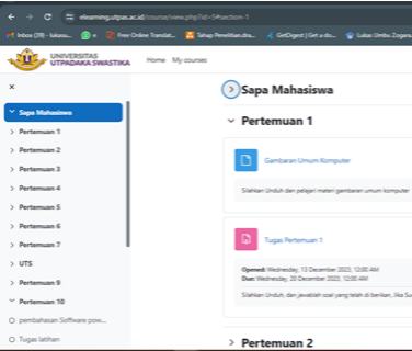 Dukungan LMS & Smart Classroom